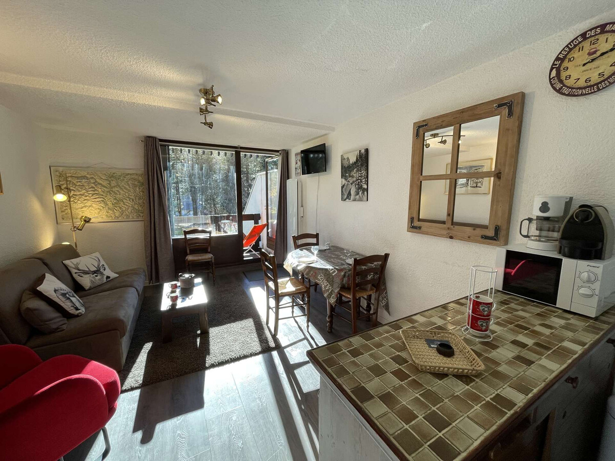 Studio 4 pers. Saint-Chaffrey, coin montagne + terrasse sud - Photo 1