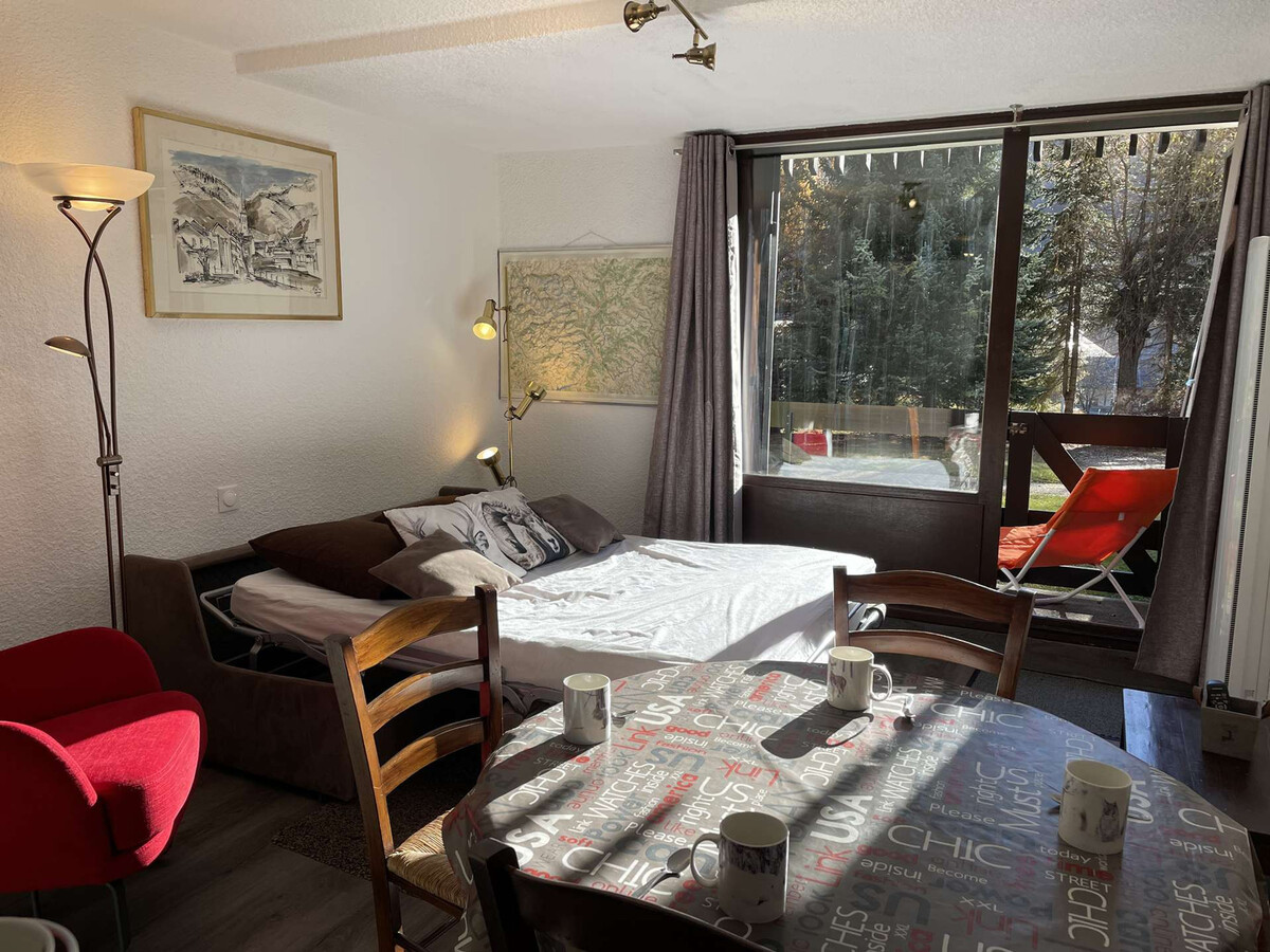 Studio 4 pers. Saint-Chaffrey, coin montagne + terrasse sud - Photo 6