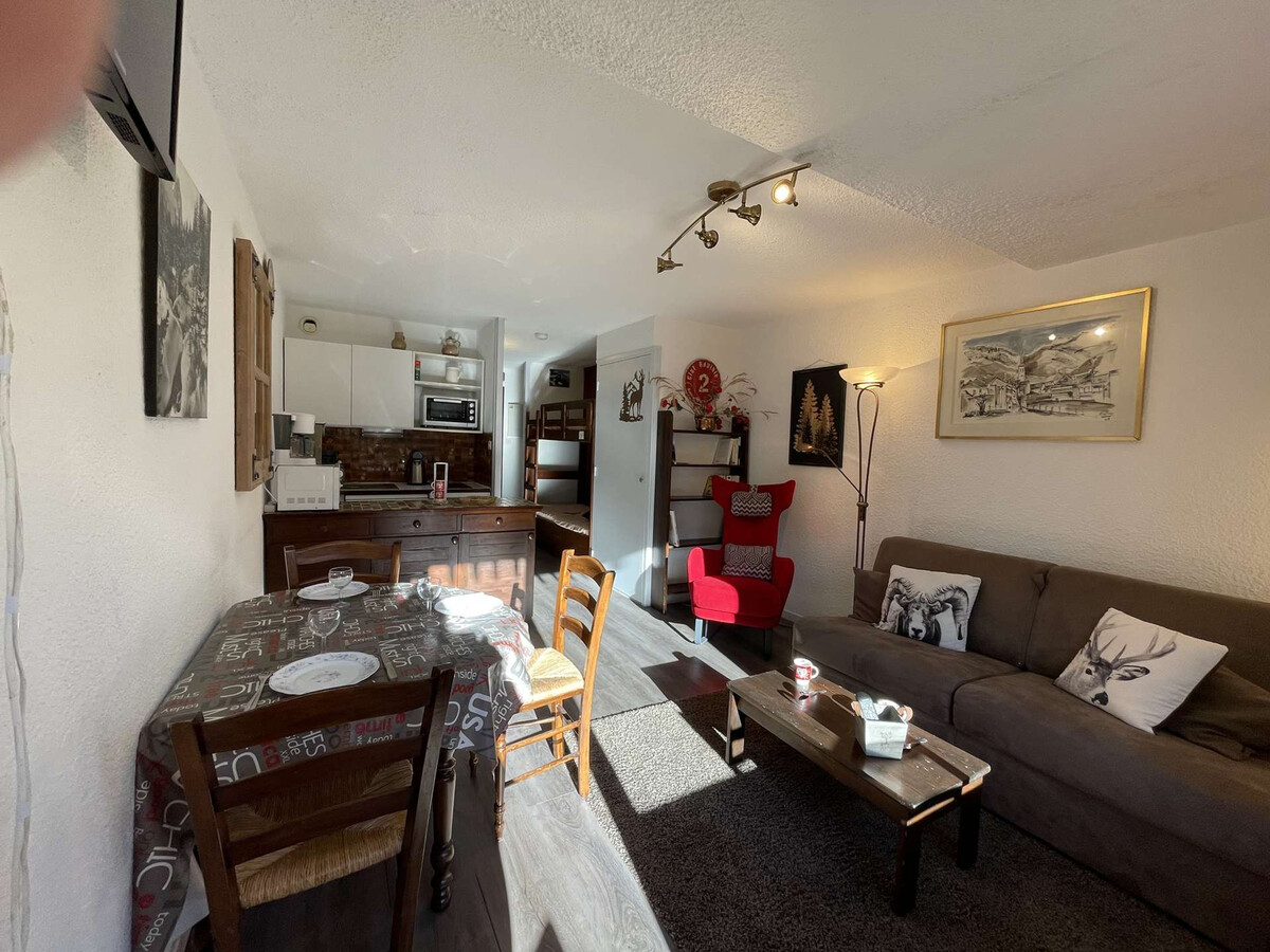 Studio 4 pers. Saint-Chaffrey, coin montagne + terrasse sud - Photo 14