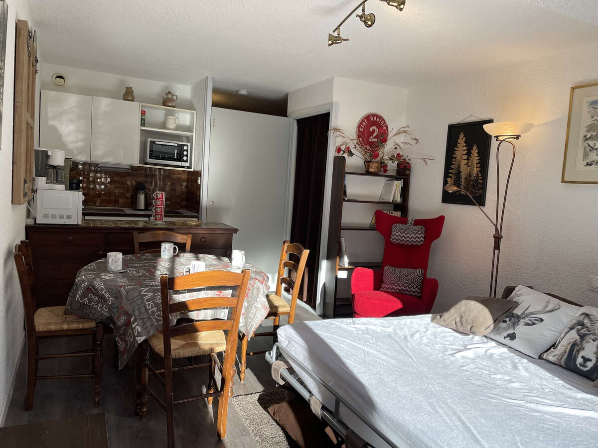 Studio 4 pers. Saint-Chaffrey, coin montagne + terrasse sud - Photo 17