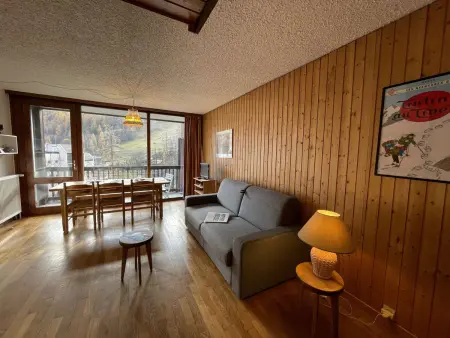 Studio 4 pers. vue pistes à Saint-Chaffrey, parking privé : photo 11