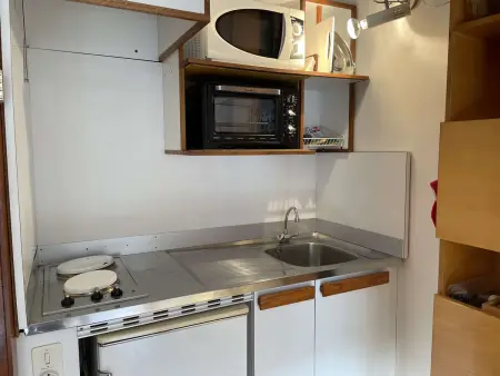 Studio 4 pers. vue pistes à Saint-Chaffrey, parking privé : photo 14