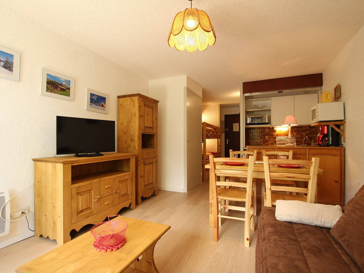 Studio 4 pers. Serre-Chevalier, balcon sud vue pistes - Photo 4