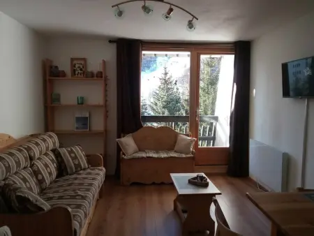 Studio 4 pers à Serre-Chevalier, balcon et casier à ski : photo 19