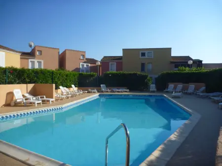 Location appartement à Marseillan Plage, Appartement 6 pers. avec piscine, tennis et pétanque - Marseillan
