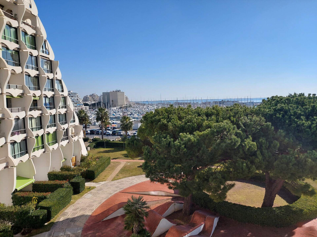 Appart 2 pièces balcon, parking privé, port de La Grande-Motte - Photo 1