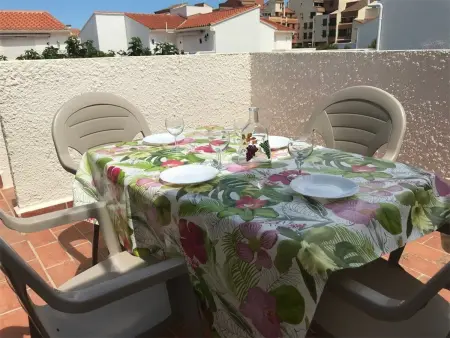 T2 climatisé à 150m de la plage, 4 personnes, terrasse : photo 12