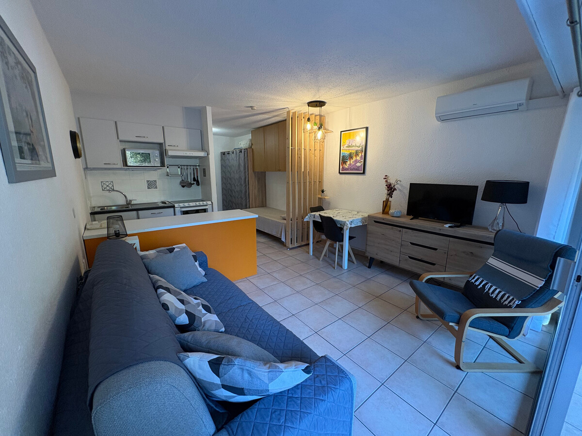 Studio climatisé 3 pers, balcon, plage à 50m - Photo 2