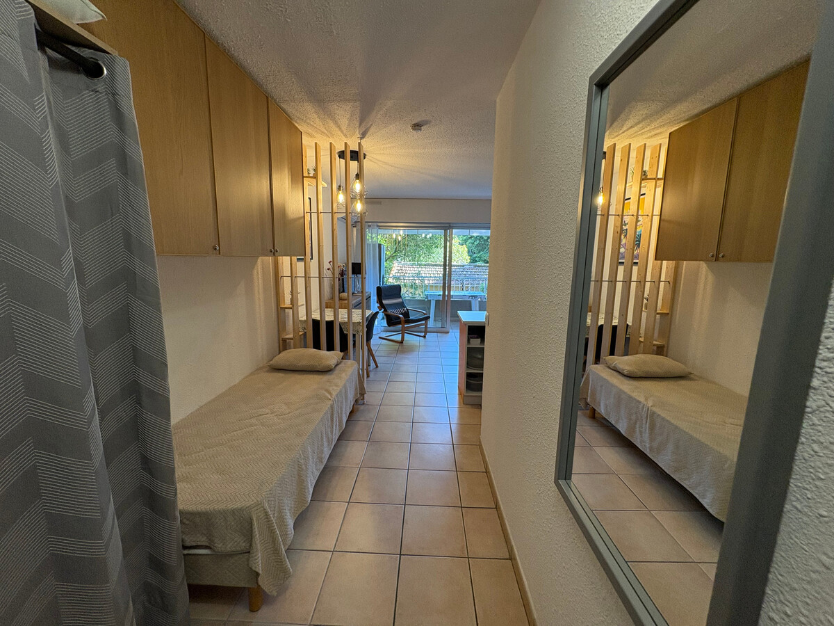 Studio climatisé 3 pers, balcon, plage à 50m - Photo 5