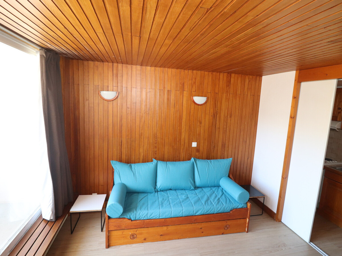 Studio cabine 31m² face au front de neige, balcon sud - Photo 6
