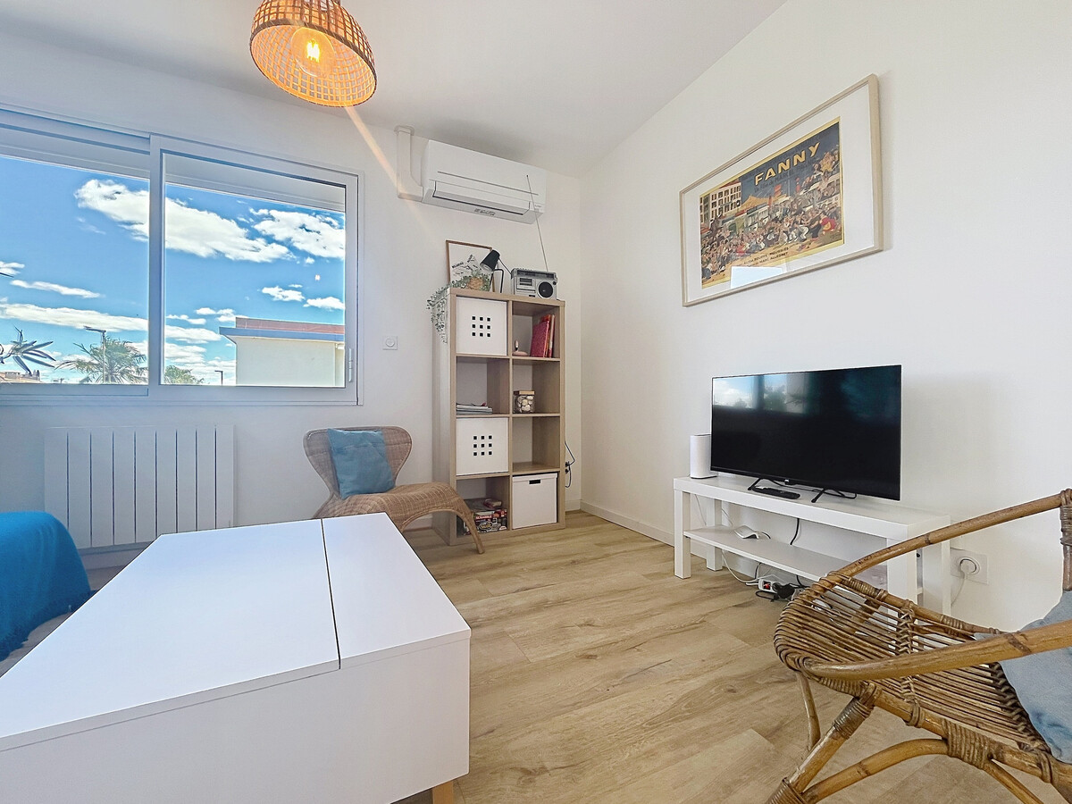 Appart F3 climatisé Palavas, 1ère ligne plage, balcon - Photo 3