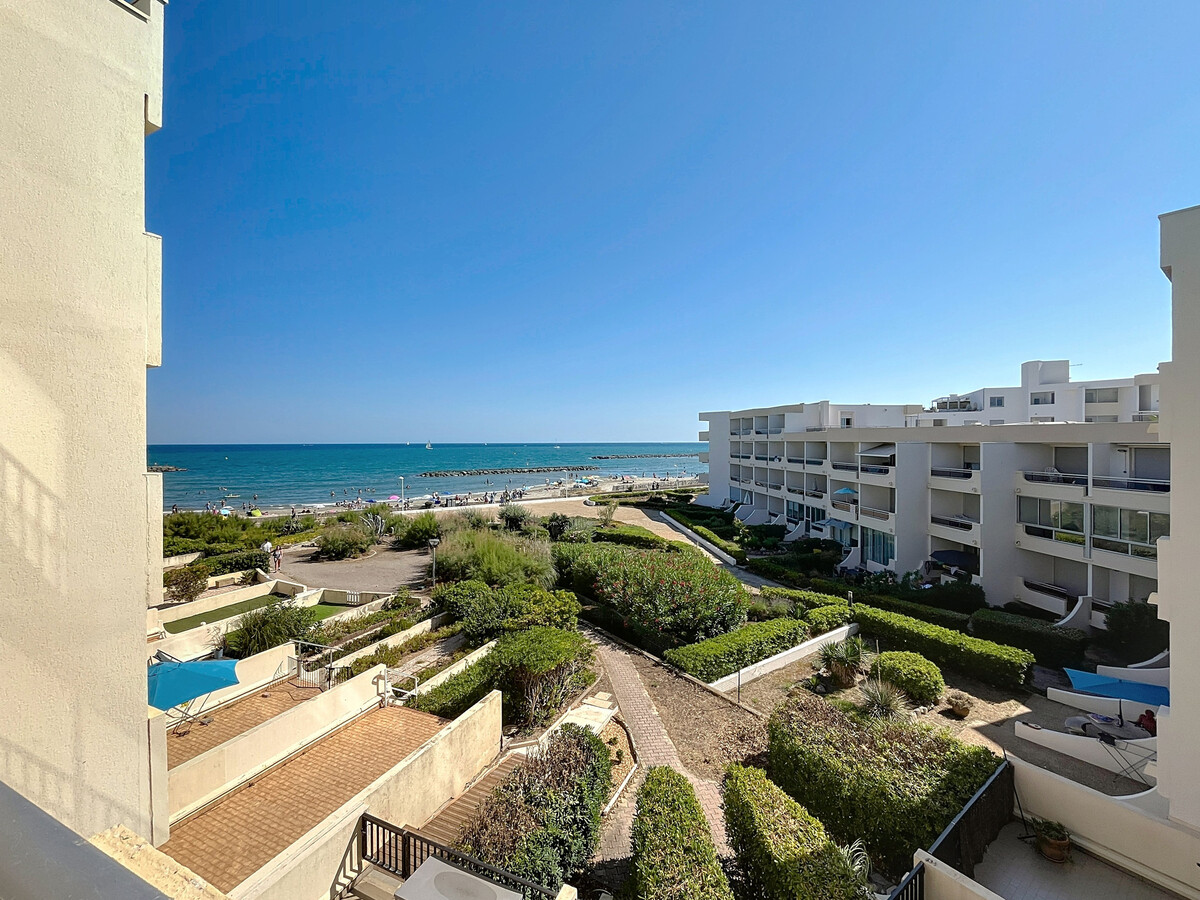 Studio cabine 4 personnes avec terrasse vue mer à Palavas - Photo 7