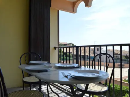 Appt 4 pers. avec piscine et parking, 700m plage : photo 2