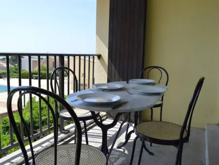 Appt 4 pers. avec piscine et parking, 700m plage : photo 3