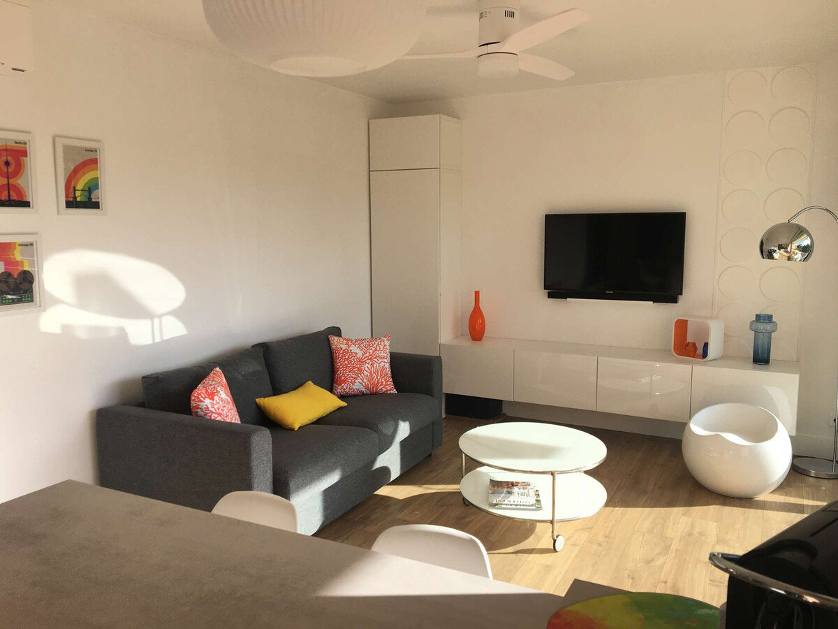 Appartement 2 pièces climatisé, accès direct plage au Lavandou - Photo 7