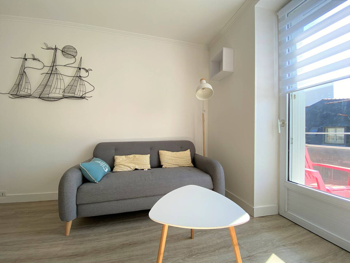 Appartement rénové 5 personnes, balcon sud à Perros-Guirec - Photo 4