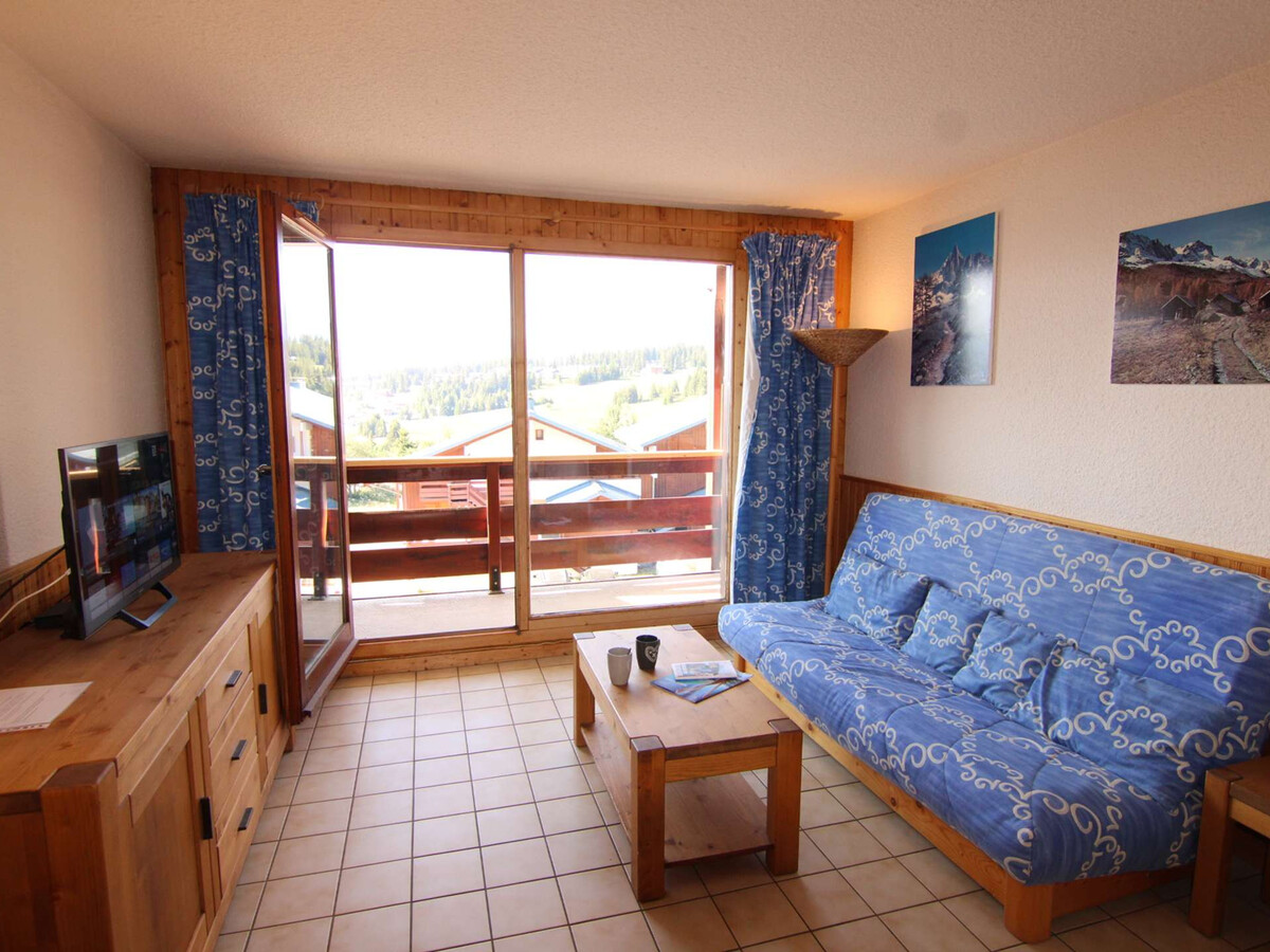 Studio cabine 4 pers. aux Saisies, balcon sud - Photo 6