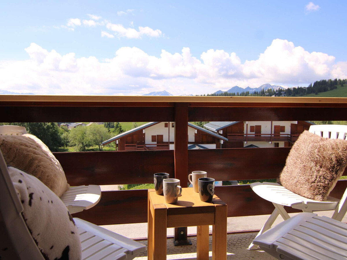 Studio cabine 4 pers. aux Saisies, balcon sud - Photo 8
