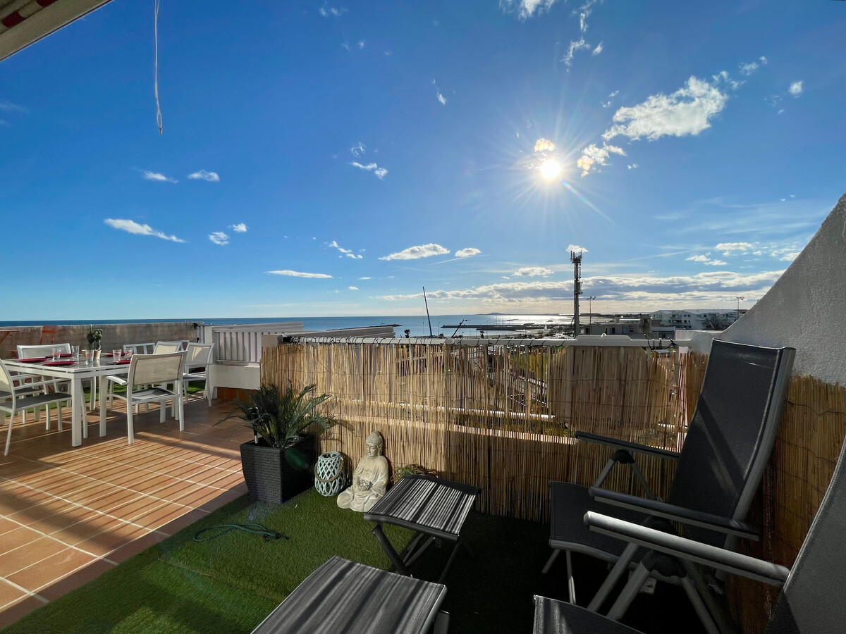 T3 dernier étage, terrasse 28 m², vue mer à Sète - Photo 11