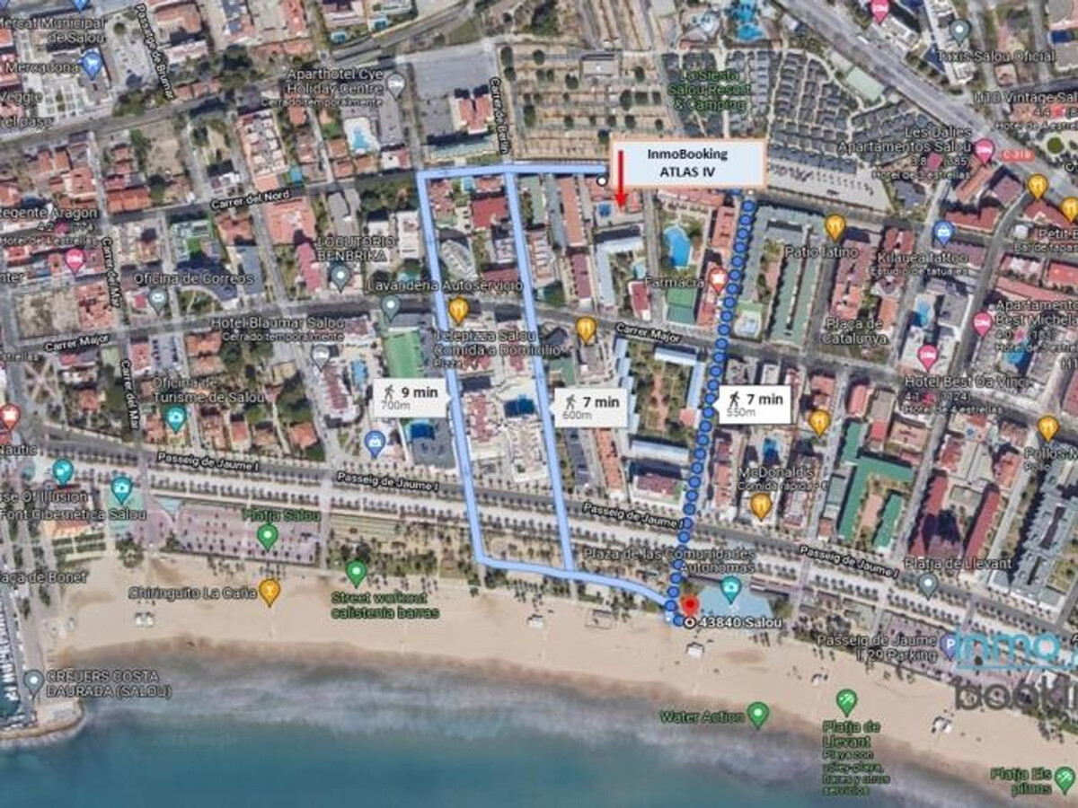 Appartement climatisé avec terrasse piscine à Salou - Photo 4