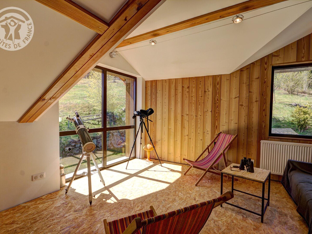 Gîte Chorand en forêt du Pilat : 6 pers., cheminée, terrasse - Photo 15