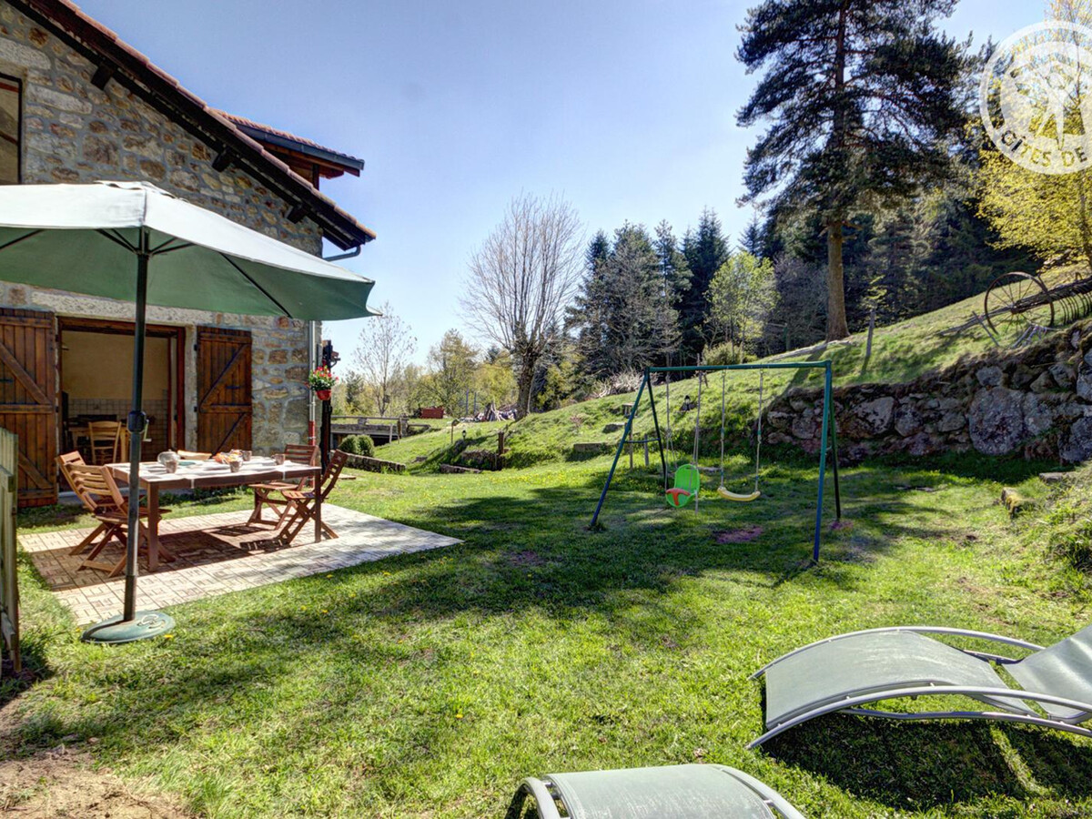 Gîte Chorand en forêt du Pilat : 6 pers., cheminée, terrasse - Photo 21