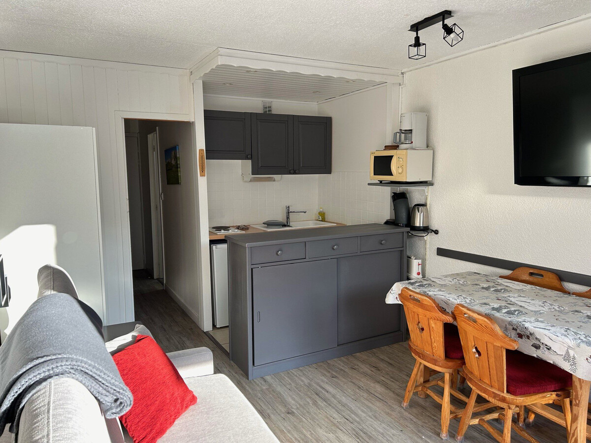 Studio 24m² 4 pers, balcon sud, 10e étage à Tignes - Photo 1