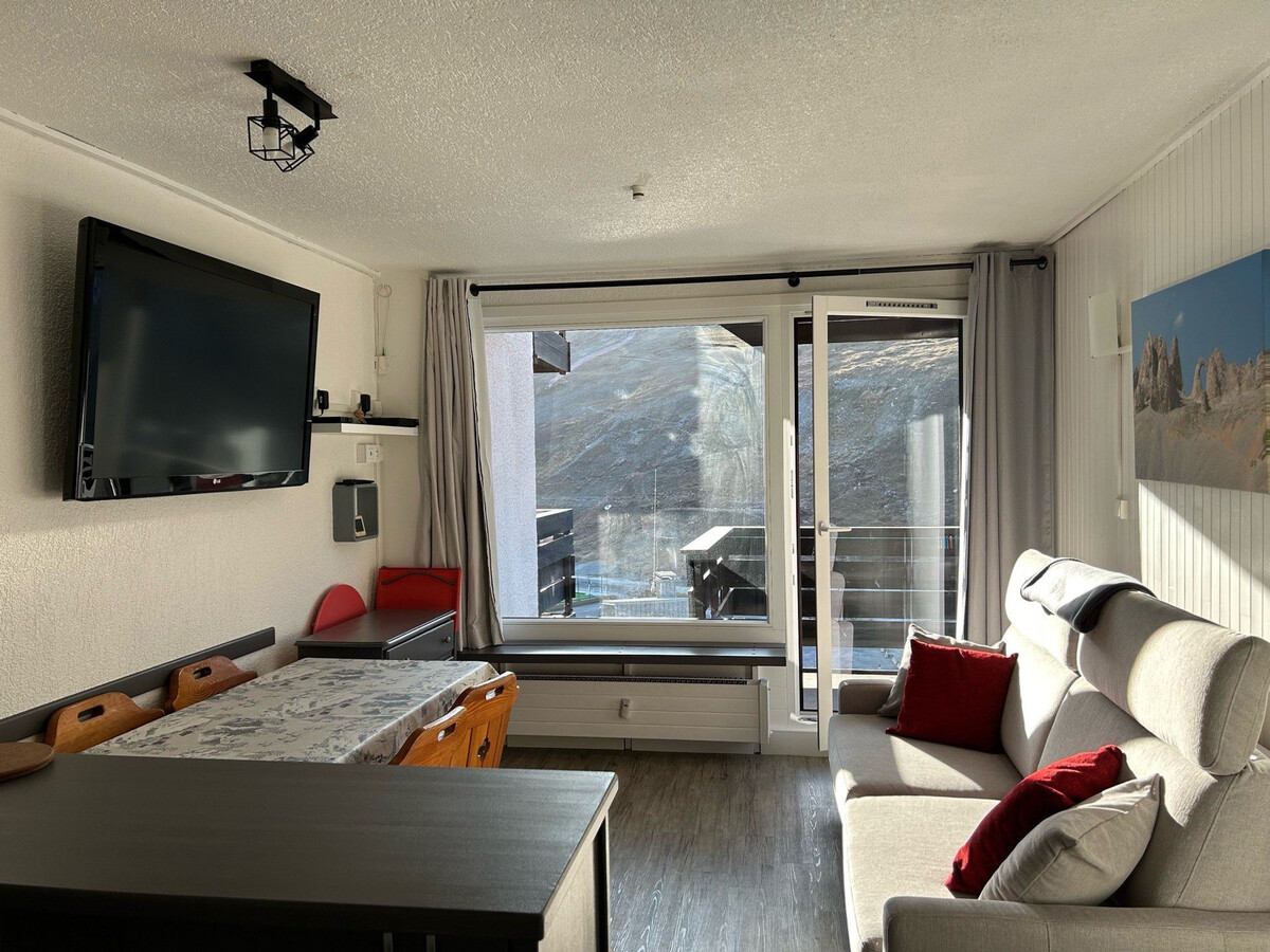 Studio 24m² 4 pers, balcon sud, 10e étage à Tignes - Photo 7