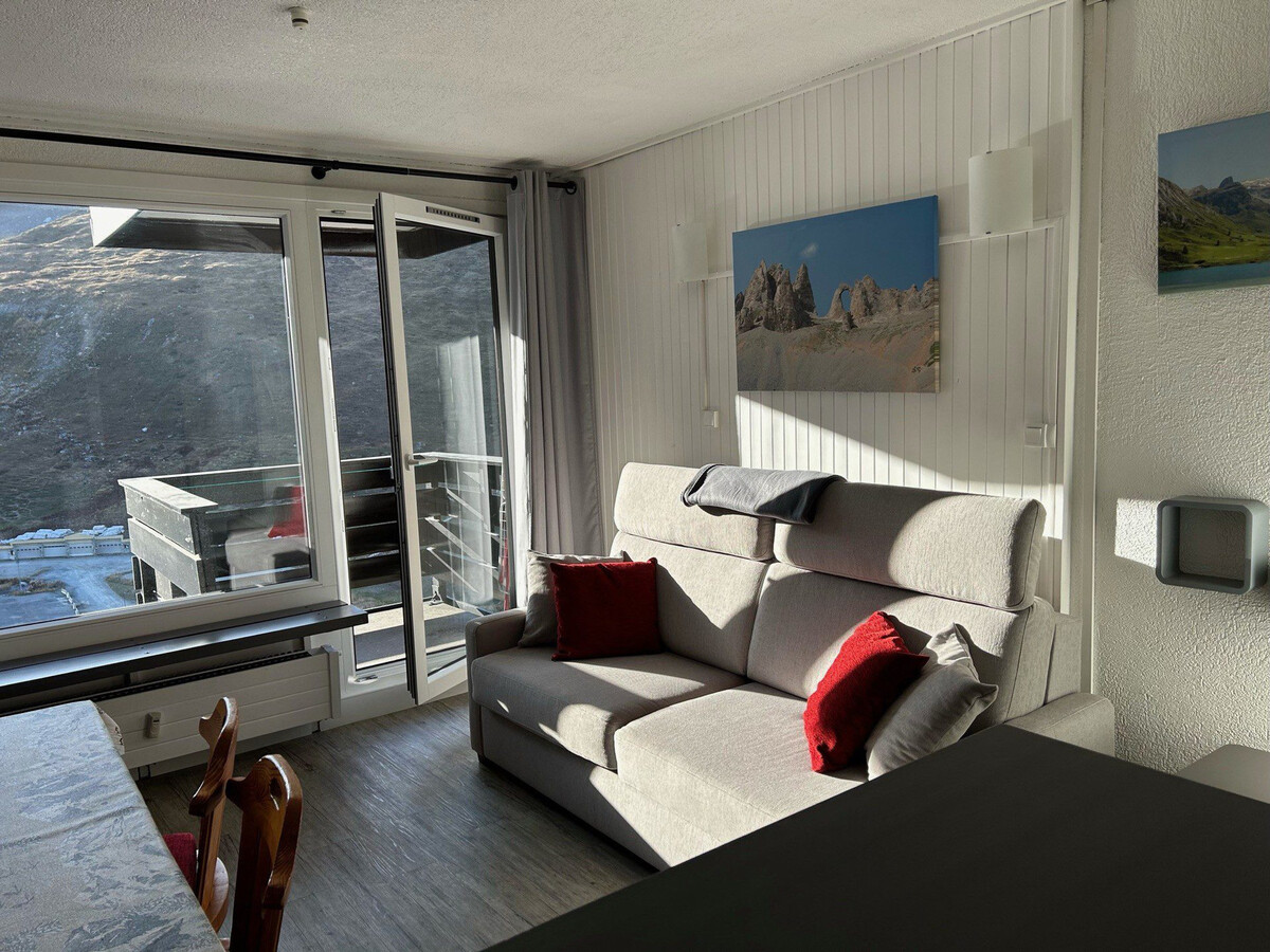 Studio 24m² 4 pers, balcon sud, 10e étage à Tignes - Photo 8