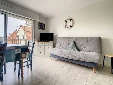 Location appartement à Cucq Stella Plage, Charmant appartement avec balcon, 1 chambre, parking, à 500m du centre, 1km de la plage