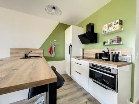 Location appartement à Cucq Stella Plage, Appartement face mer pour 4 pers, déco soignée, balcon, garage, animaux acceptés