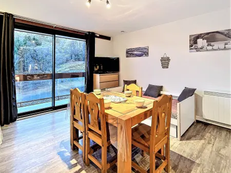 Studio 31m² rénové au 9e étage, balcon sud, accès piscine : photo 5