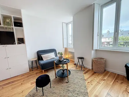 Appartement rénové 2 pièces, 300m gare Granville : photo 7
