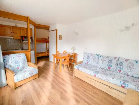 Studio 24m² 4 personnes à Tignes, balcon vue montagne : photo 2