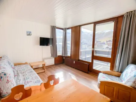 Studio 24m² 4 personnes à Tignes, balcon vue montagne : photo 8