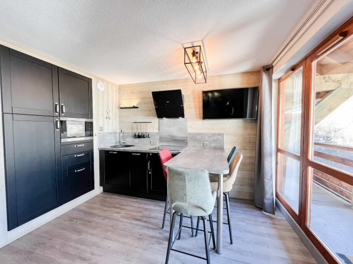 Studio mezzanine 4 pers à Valloire, piscine et balcon - Photo 3