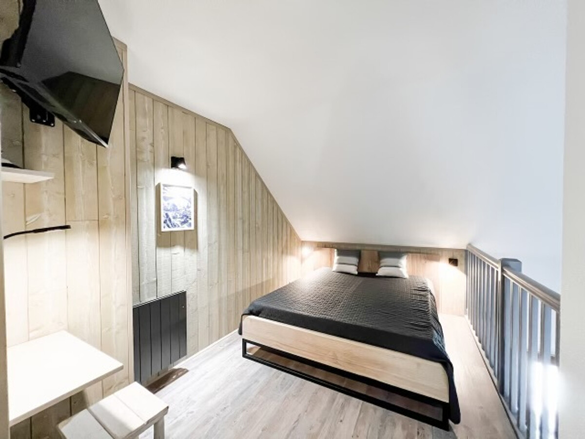 Studio mezzanine 4 pers à Valloire, piscine et balcon - Photo 4
