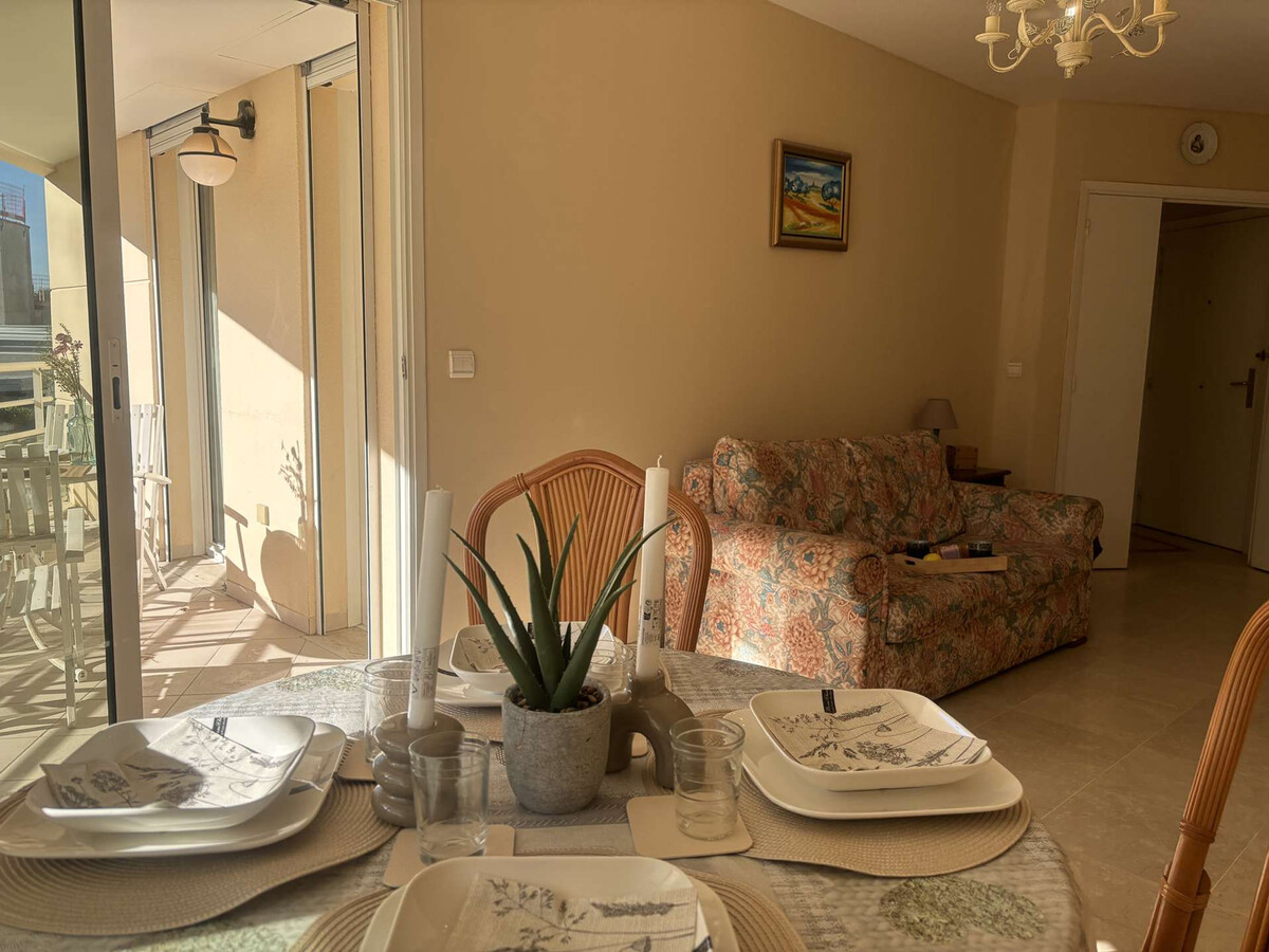 Appartement 4 pers. Juan-les-Pins : 4 min plage, parking - Photo 2