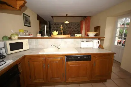 Maison 5 personnes à Saint-Pons, 100 m forêt : photo 12