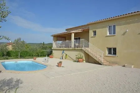 La Soléiade, Villa tranquille avec vue sur la piscine - Photo 8