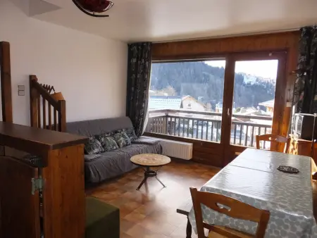 Location appartement à Notre Dame de Bellecombe, Duplex 2 pièces à Notre-Dame-de-Bellecombe, au calme proche des pistes - pour 6 personnes