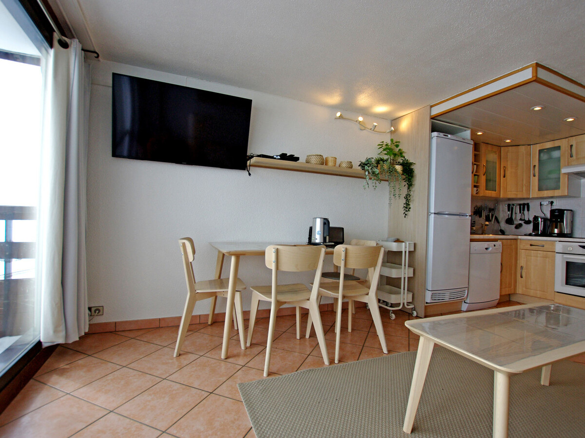 Studio rénové 4 pers, balcon vue lac à Tignes - Photo 4