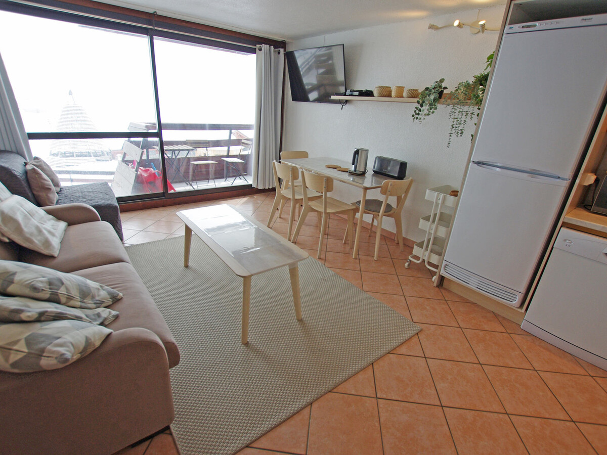 Studio rénové 4 pers, balcon vue lac à Tignes - Photo 13