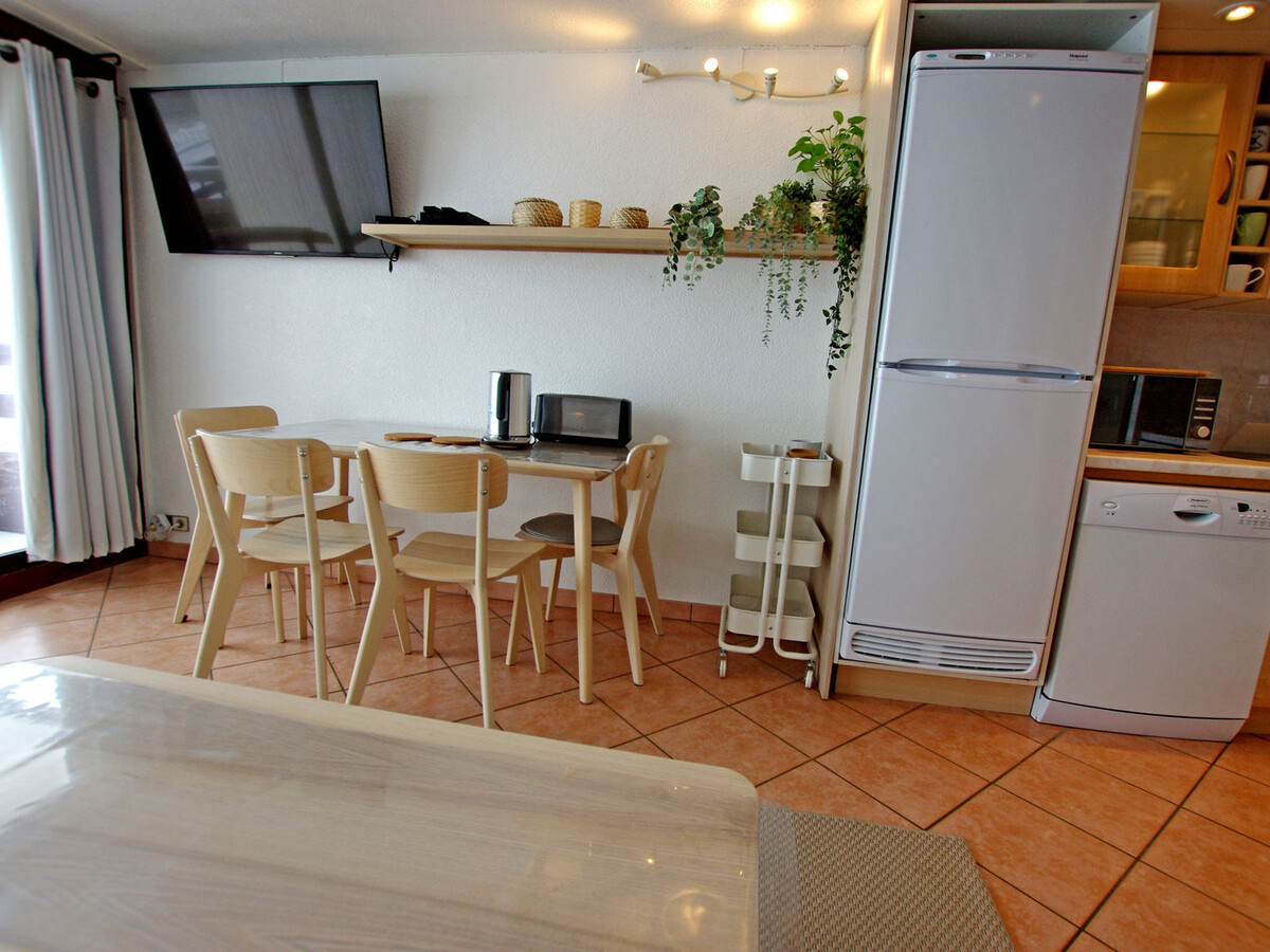 Studio rénové 4 pers, balcon vue lac à Tignes - Photo 14