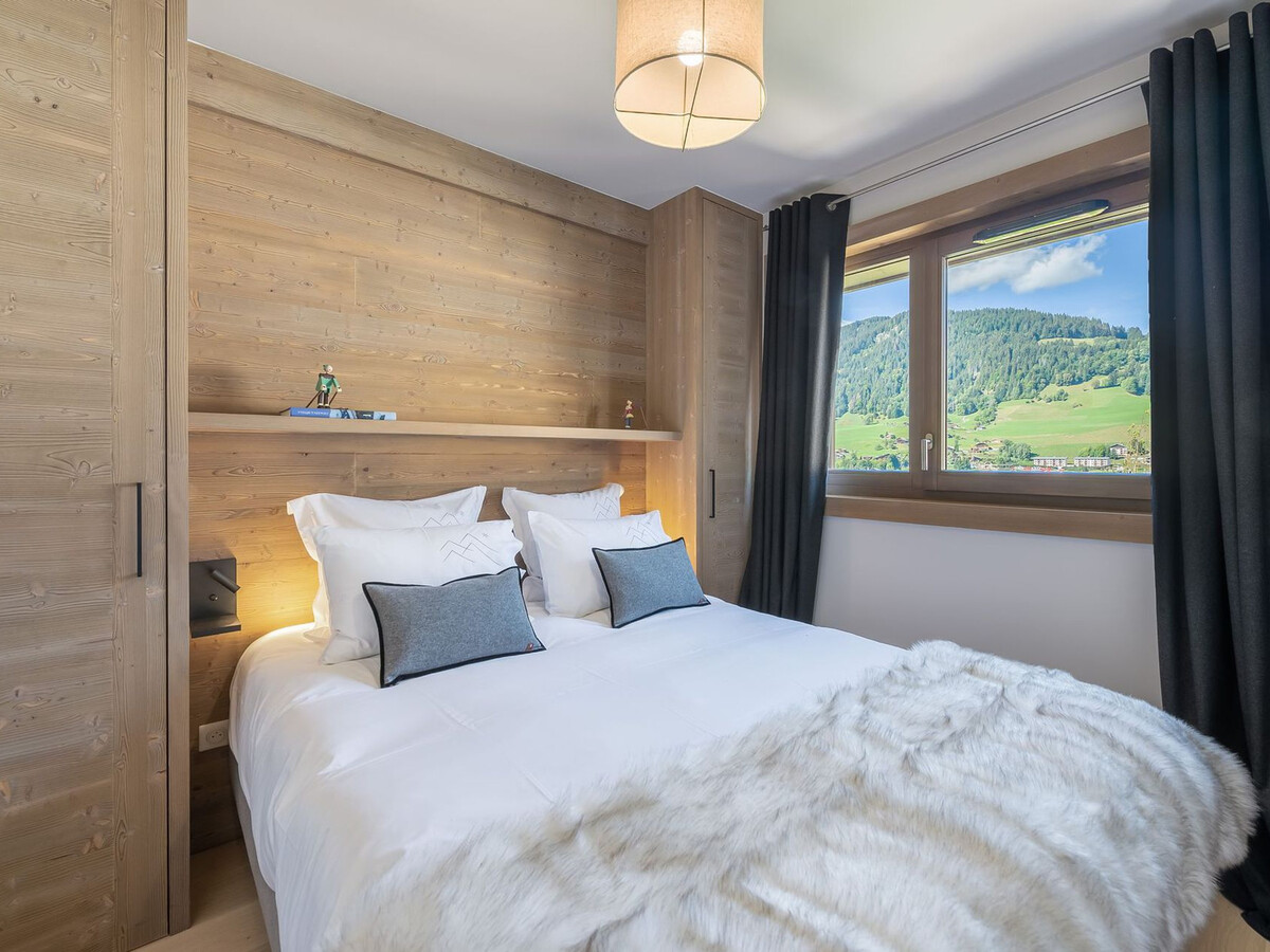 Appart 4 chambres Megève, balcon vallée et accès piscine - Photo 10