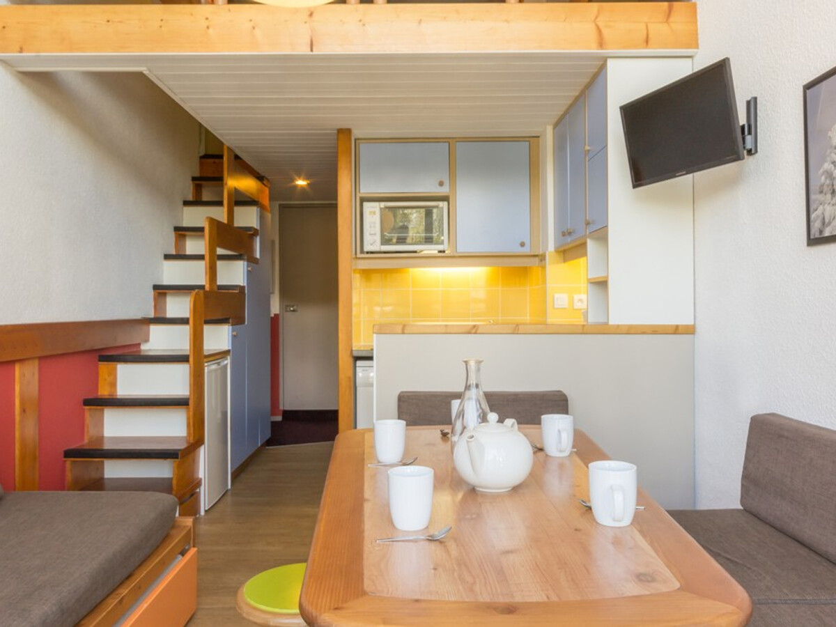 Studio mezzanine 5 pers. aux Arcs 1800, balcon vue dégagée - Photo 1
