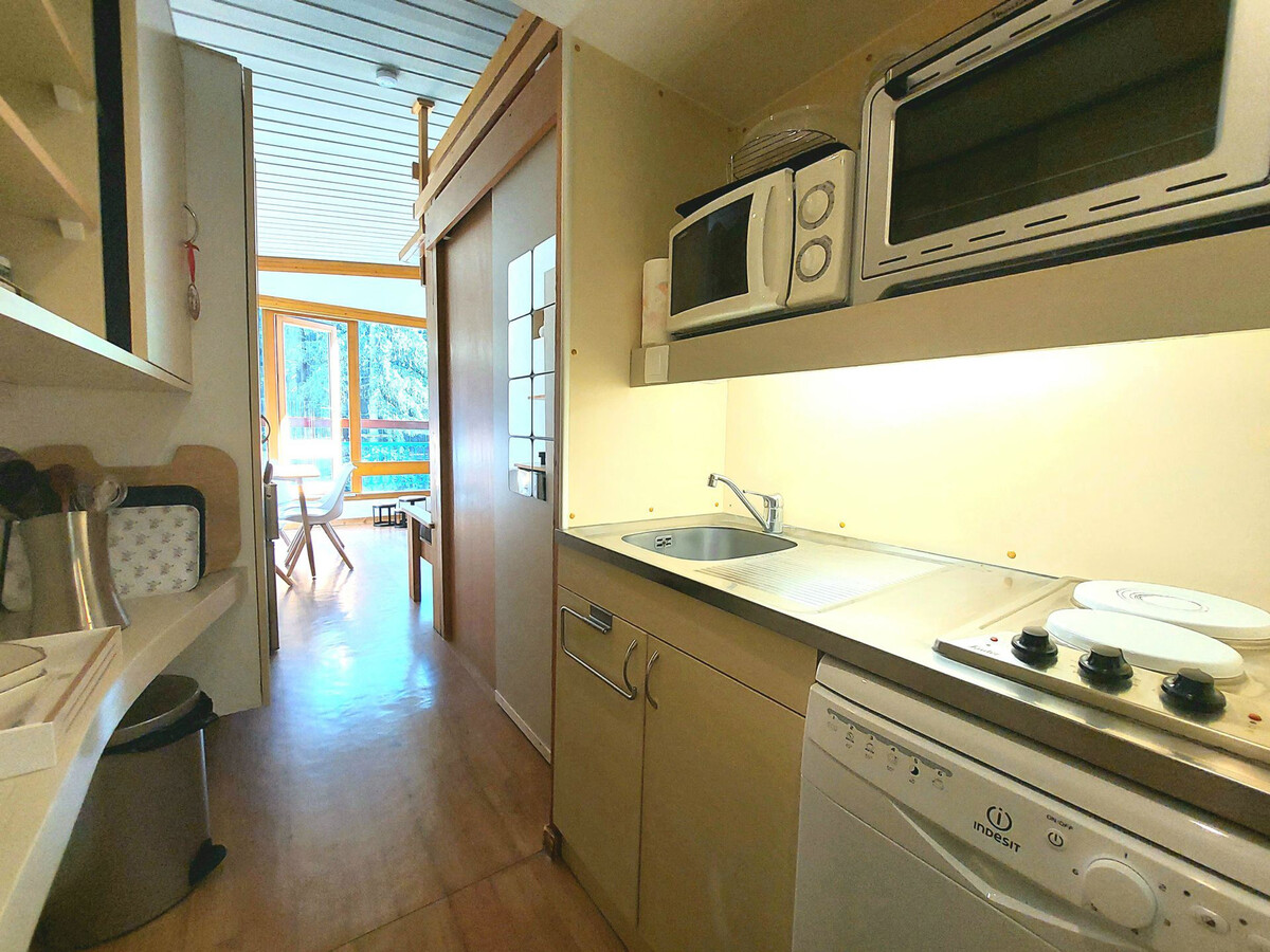 Studio cabine 25m² balcon sud aux Arcs 1800 - Photo 3