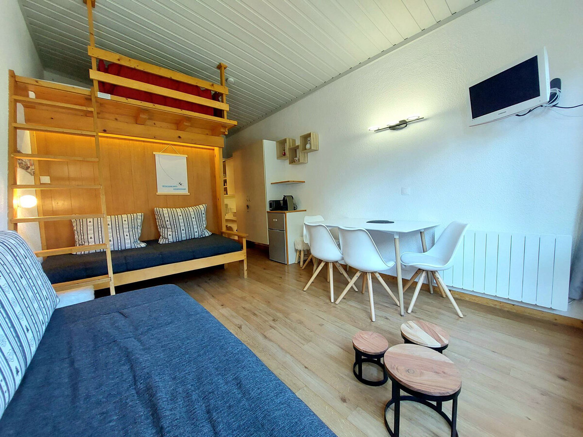 Studio cabine 25m² balcon sud aux Arcs 1800 - Photo 5