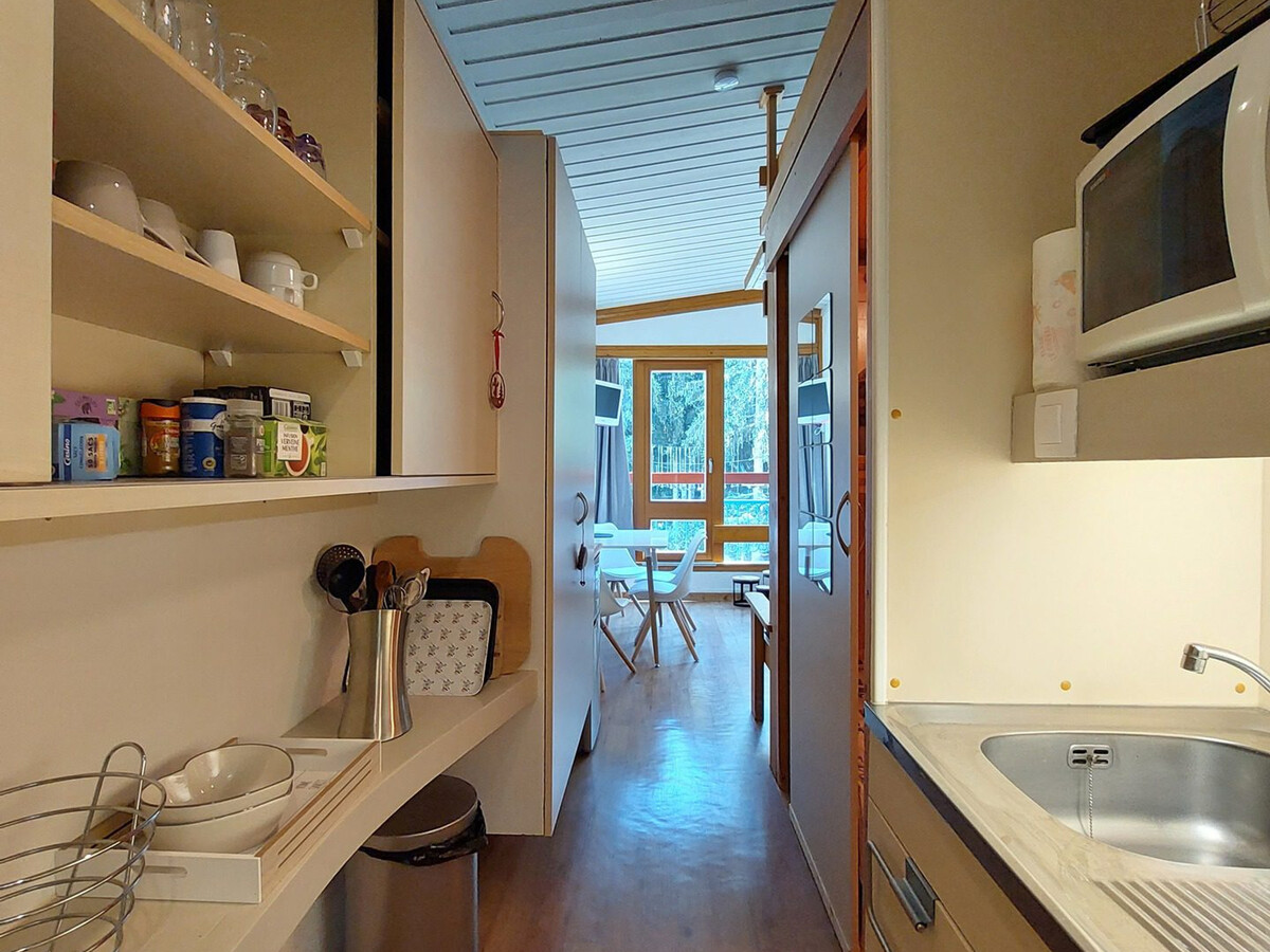 Studio cabine 25m² balcon sud aux Arcs 1800 - Photo 8
