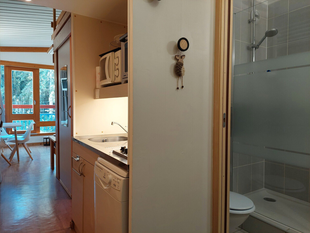 Studio cabine 25m² balcon sud aux Arcs 1800 - Photo 9